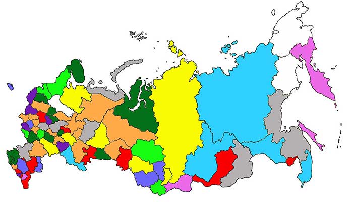 Сколько всего регионов в России?