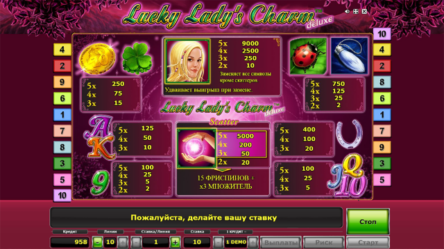 Lucky Lady’s Charm Deluxe